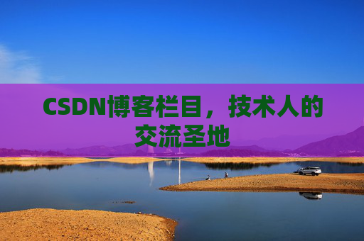 CSDN博客栏目，技术人的交流圣地